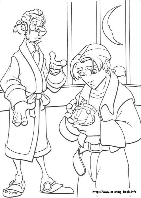 Treasure Planet coloring picture